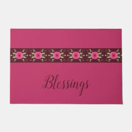 Paillasson Avec une typographie de script sophistiquée