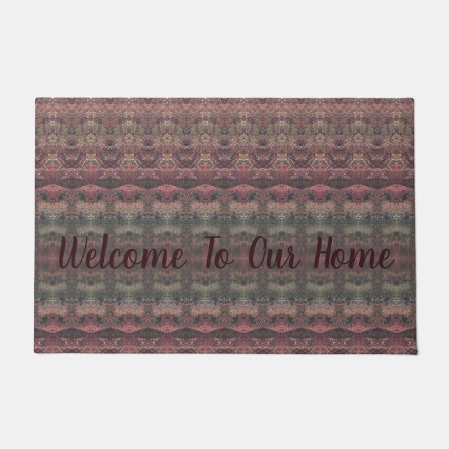 Paillasson Avec zone de typographie de script (Devant)