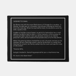 Paillasson Awesome Plaisanteries personnalisées porte mat 1