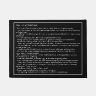 Paillasson Awesome Plaisanteries personnalisées porte mat 2