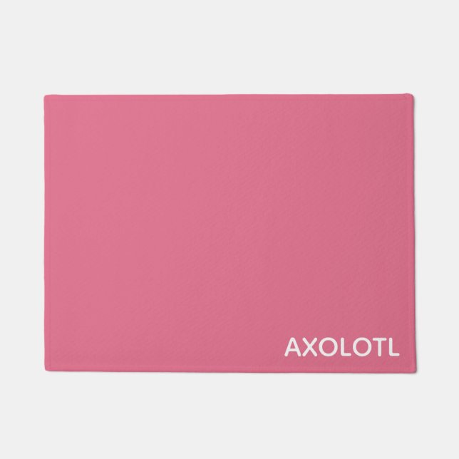 Paillasson Axolotl pink color name (Devant)