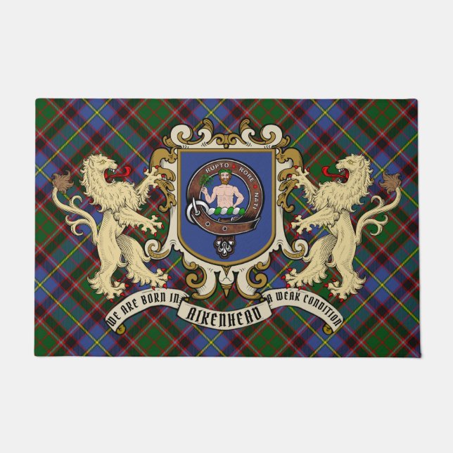Paillasson Badge de clan en tête d'aile et tatan (Devant)