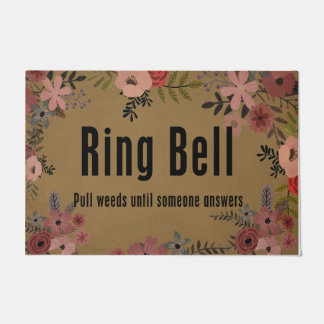 Paillasson Bague Bell Tirer Les Graines Jusqu'À Ce Que Quelqu