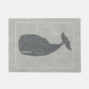 Paillasson Baleine grise nautique