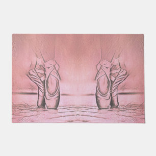 Paillasson Ballet classique Chaussures de danseuse rose fémi