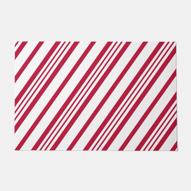 Paillasson Bande de Sucre de canne de Noël (Devant)