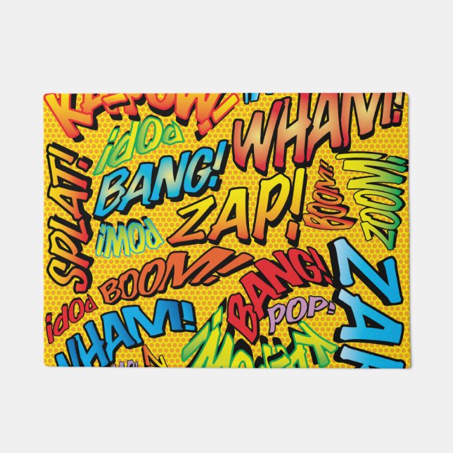 Paillasson Bande dessinée Pop Art Sounds (Devant)