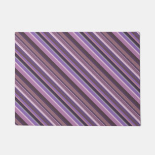 Paillasson Bandes diagonales mauves