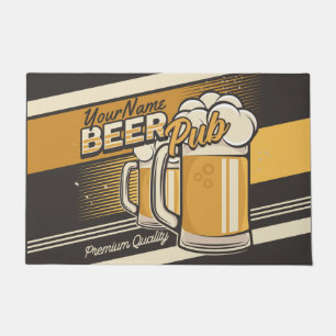 Paillasson Bar de pub de bière froide Premium personnalisé