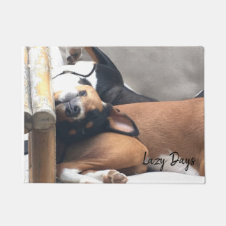 Paillasson Basenji et jours paresseux !