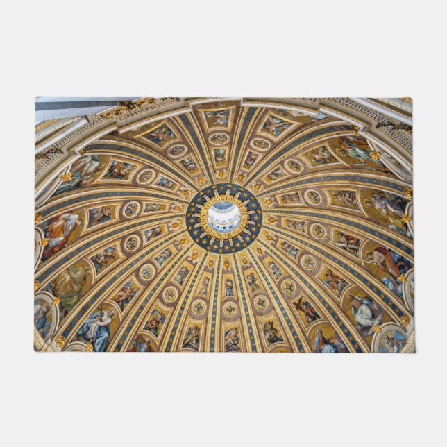 Paillasson Basilique Saint-Pierre Dôme - Vatican, Rome, Itali (Devant)