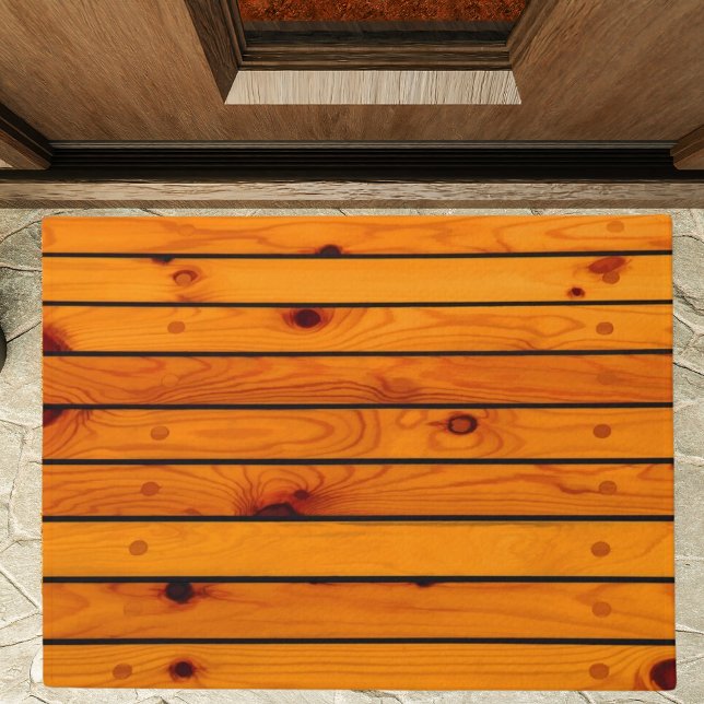 Paillasson Bateau à voile en bois marron classique (Créateur téléchargé)