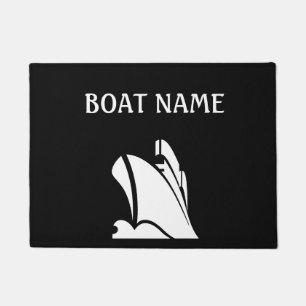 Paillasson Bateau d'alimentation à quai personnalisé