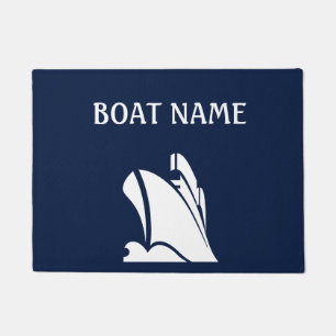 Paillasson Bateau d'alimentation à quai personnalisé