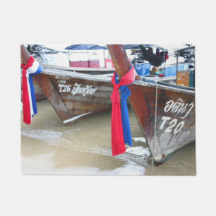 Paillasson Bateaux sur les îles de phi de phi de la plage  ,