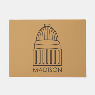 Paillasson Bâtiment de capitol de Madison le Wisconsin
