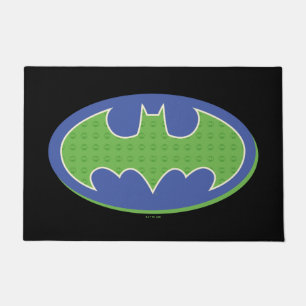 Paillasson Batman Symbole pourpre et vert