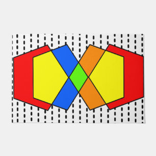 Paillasson Bauhaus Pentagons