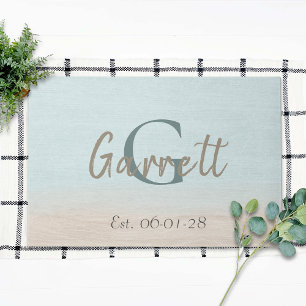 Paillasson Beach House Sand Pastel Joli Blue