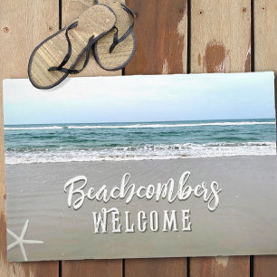 Paillasson Beachcombers Bienvenue Vie Côtière