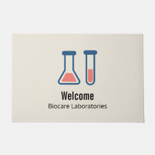 Paillasson Beaker & Test Tube Science Thème Bienvenue