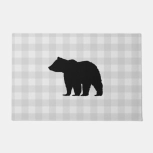 Paillasson Bear Buffalo Check Motif Automne