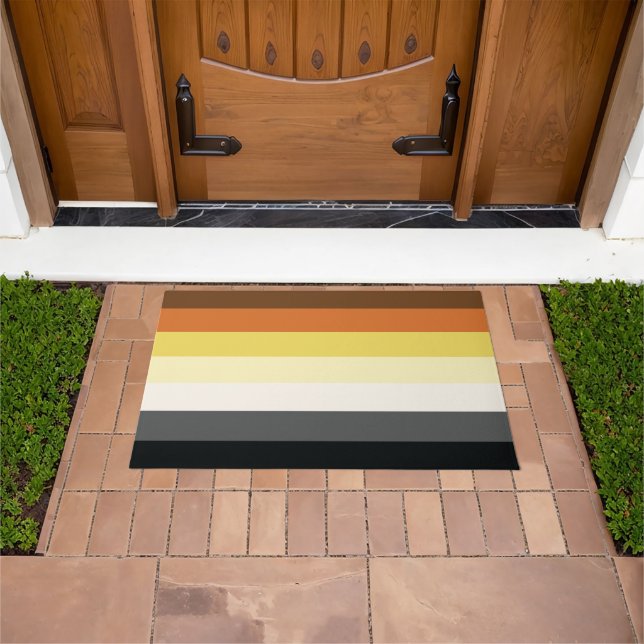 Paillasson Bear Pride Stripes (De plein air)