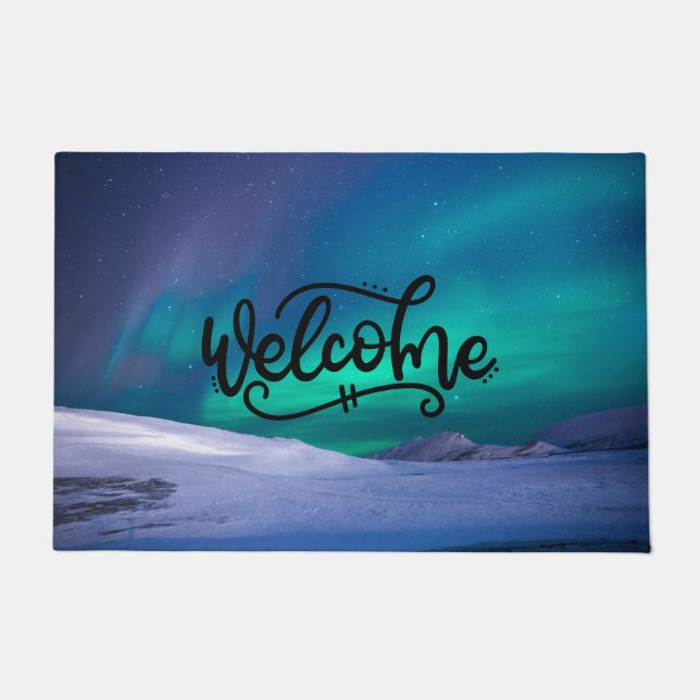 Paillasson Beau Aurora | Bienvenue (Devant)