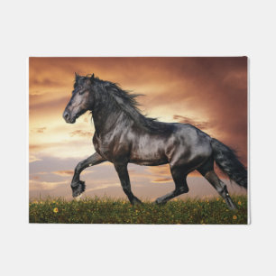 Paillasson Beau Cheval Noir