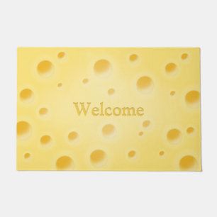 Paillasson Beau Fromage Suisse Avec Trous Personnalisable