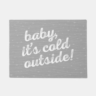 Paillasson bébé, c'est extérieur froid ! sur le profil