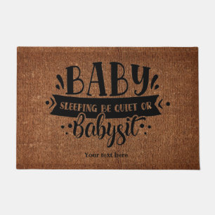 Paillasson Bébé Dormir Soyez calme