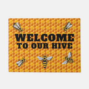 Paillasson Bee Hive Honeycomb Modèle