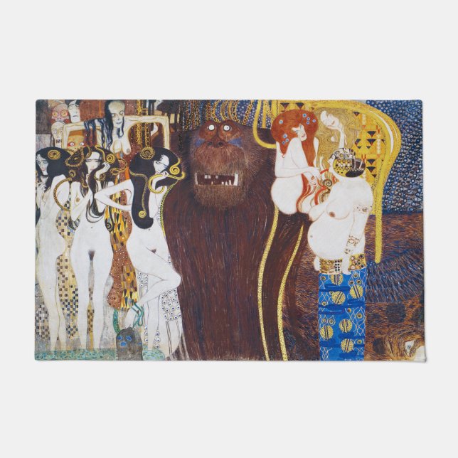 Paillasson Beethoven Frieze (détail), Gustav Klimt (Devant)