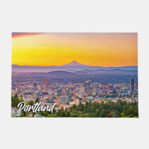Paillasson Belle Portland, Oregon, Au coucher du soleil