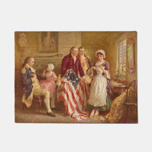 Paillasson Betsy Ross, 1777 (Histoire américaine) (Patriote a