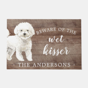 Paillasson Bichon Frise Dog Porte Mat Personnalisé