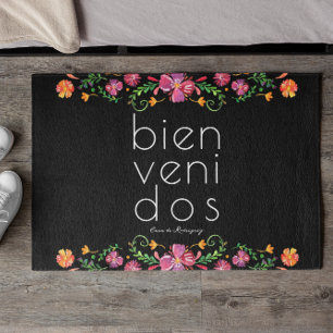 Paillasson Bienvenidos Nom de famille Monogramme Bienvenue