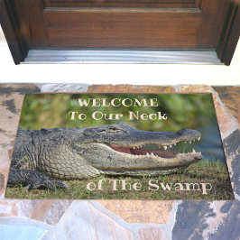 Paillasson Bienvenue à American Alligator Wildlife Photograph