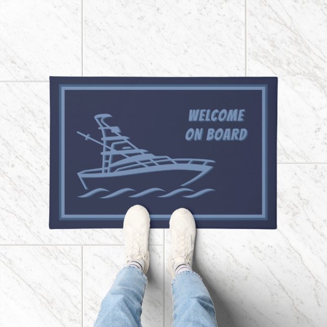 Paillasson Bienvenue à bord (Intérieur)