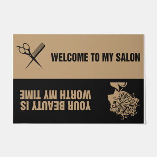 Paillasson Bienvenue À Mon Salon Pornatte, Cheveux Cadeau Élé
