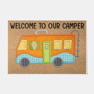 Paillasson Bienvenue À Notre Camper Pormat, Camping