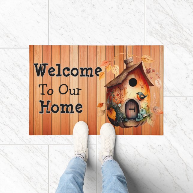 Paillasson Bienvenue À Notre Maison (Intérieur)