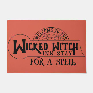 Paillasson Bienvenue à wicked sorcier Inn séjour Halloween