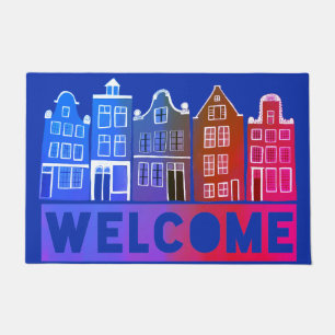 Paillasson Bienvenue Accueil Coloré Charme Holland Amsterdam