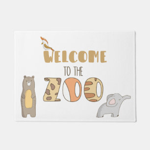 Paillasson Bienvenue Au Zoo Door Mat