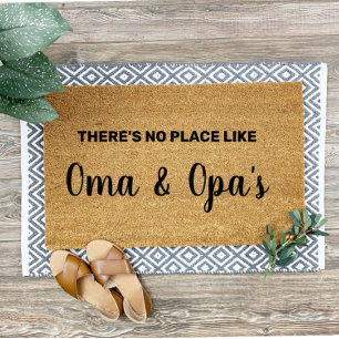 Paillasson Bienvenue aux grands-parents Oma Opa personnalisés