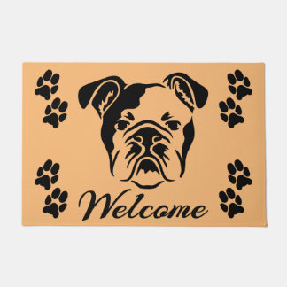 Paillasson Bienvenue Bulldog