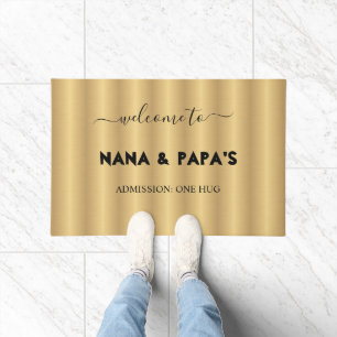 Paillasson Bienvenue chez Nana & Papa
