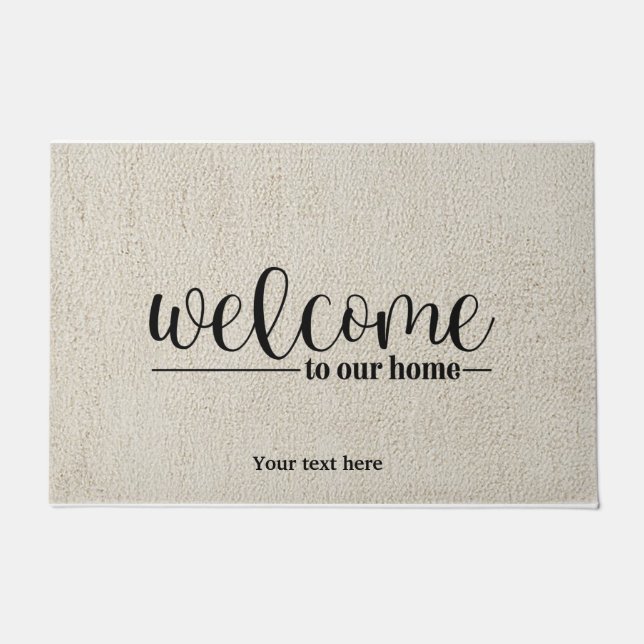 Paillasson Bienvenue chez nous (Devant)